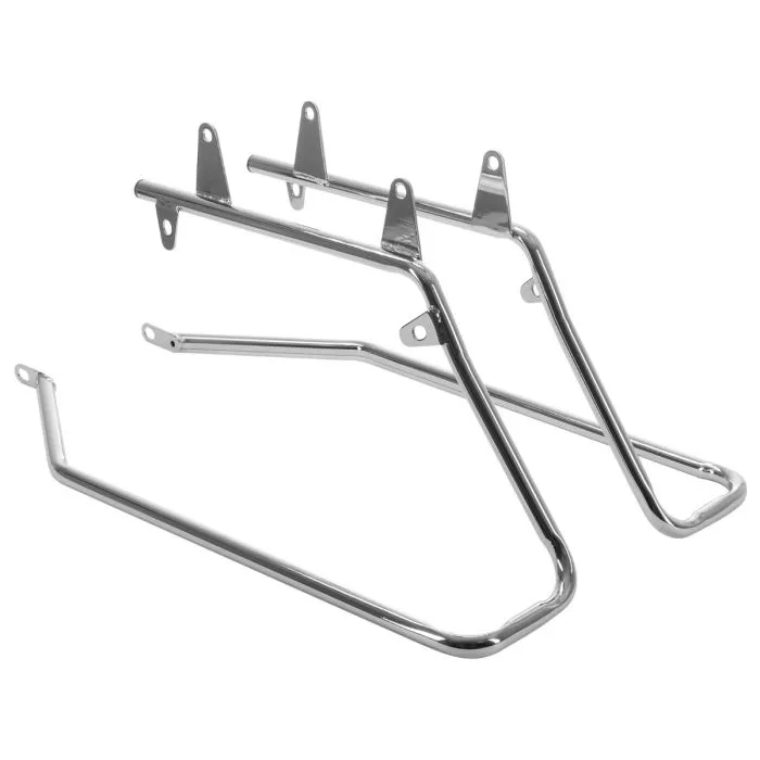 Hogworkz Unpainted Harley® Softail Standard Saddlebag Conversion Kit w/ Chrome Hardware for '18-'22
