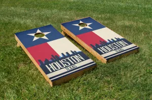 Houston State Flag Skyline