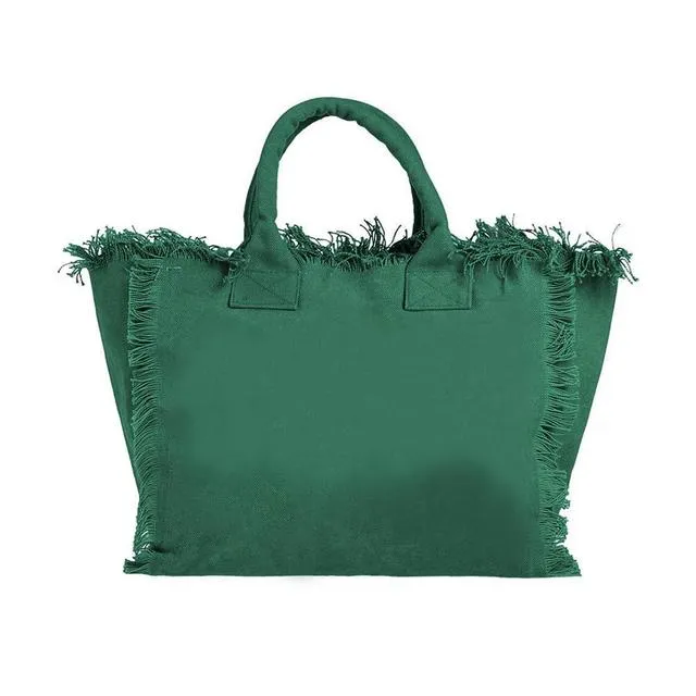 HPSP Handmade Bag, Summer New Simple Fashion Design Women's Tassels Dumpling Handbag Large Capacity Canvas Bag Beach Bag Luxury Brand Tote Bag.