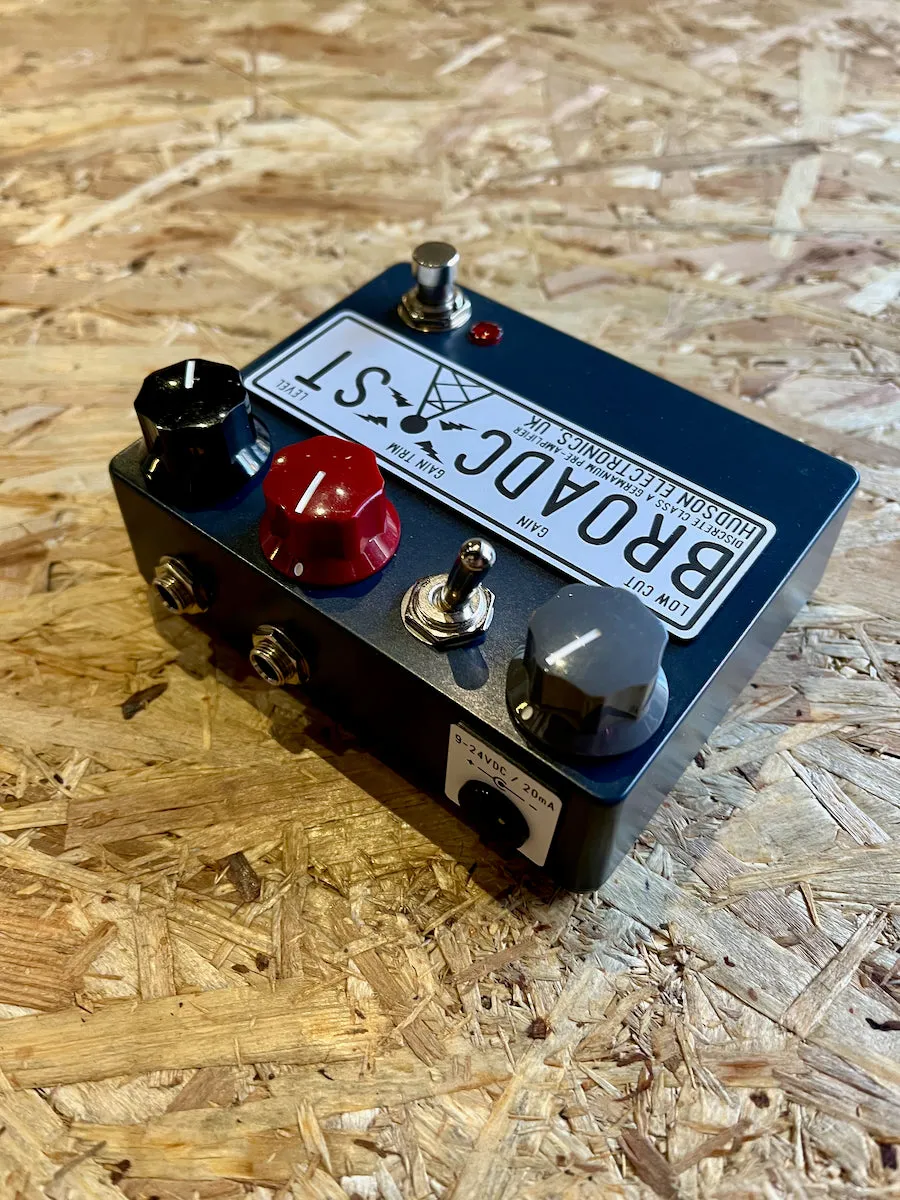 Hudson Electronics Broadcast Germanium | Built by Founder! Pre-Amp Boost/Drive Pedal - Pre-Owned