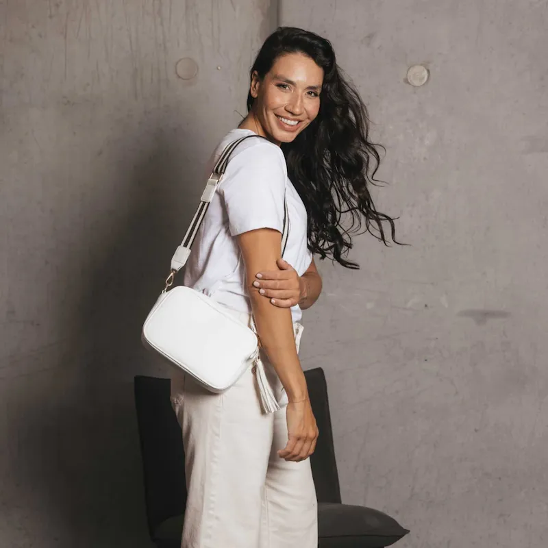 Indie Crossbody Bag - White