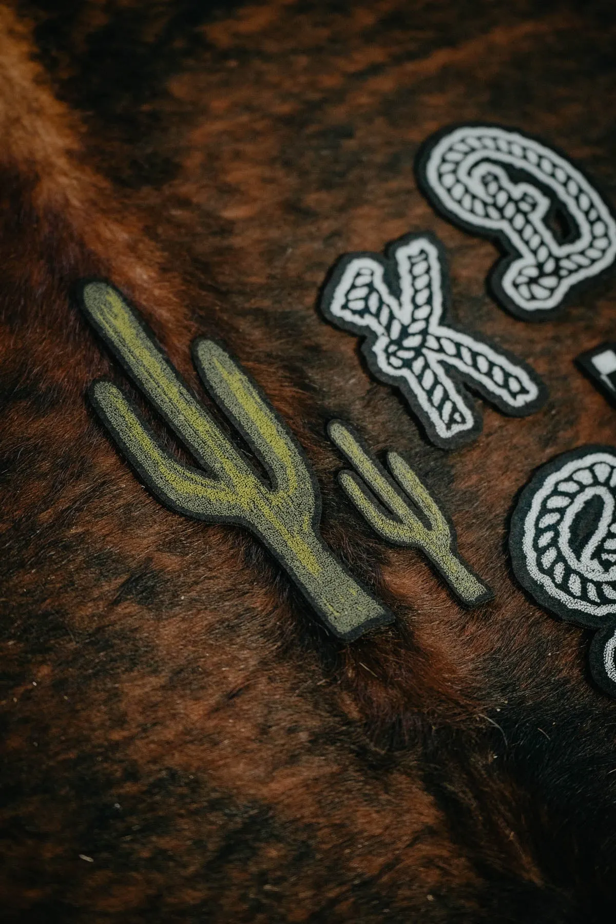 Iron On Western Letter Patches (Small)