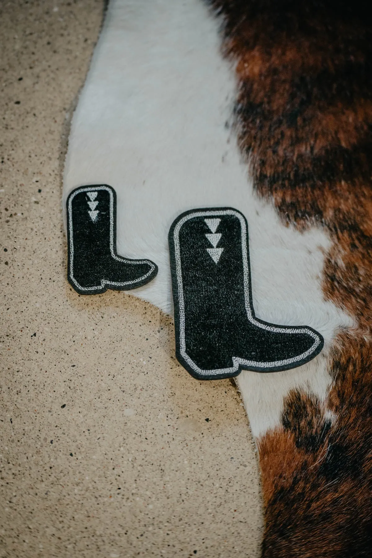 Iron On Western Letter Patches (Small)