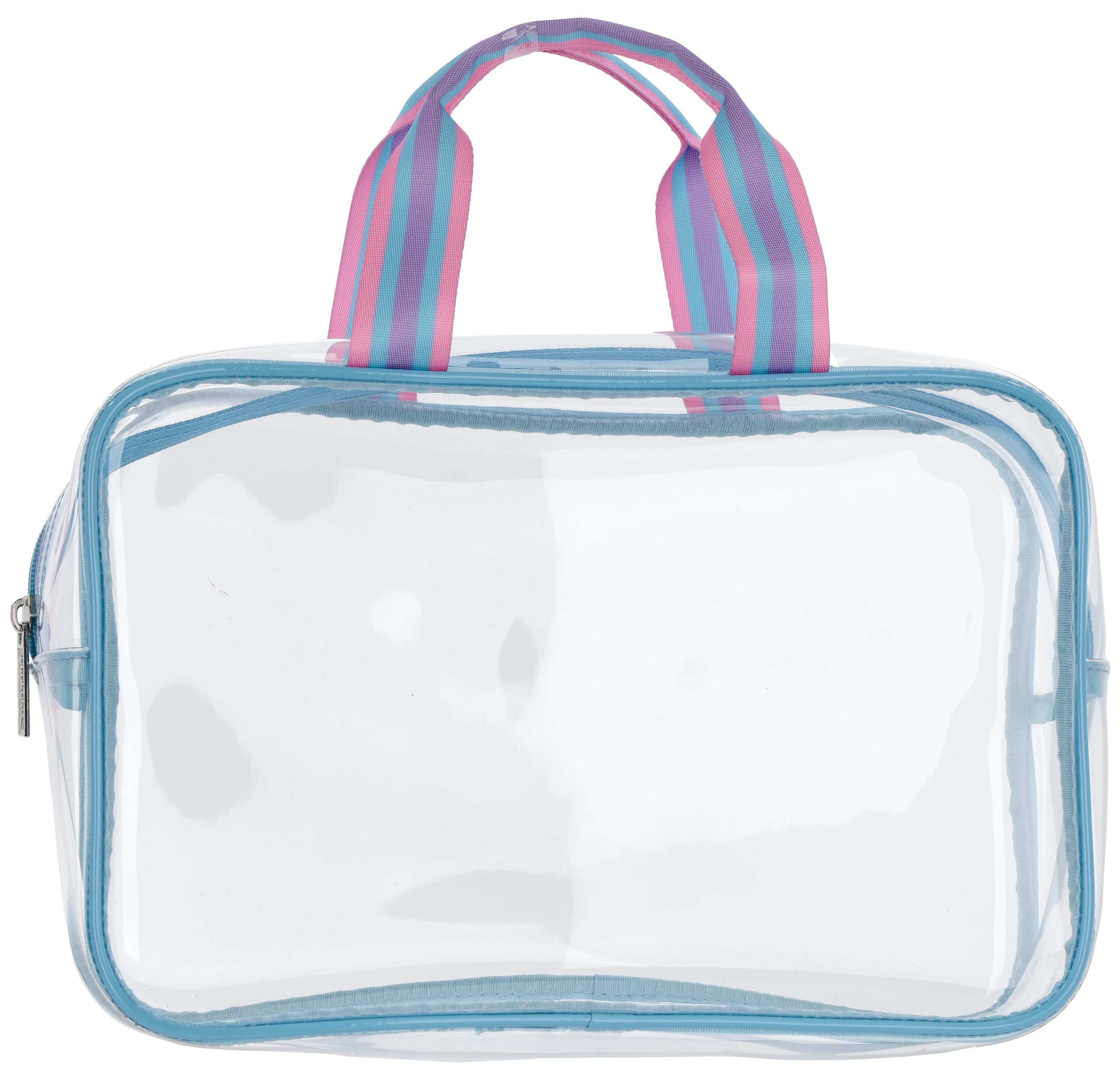 Iscream Color Block Clear Cosmetic Bag Set