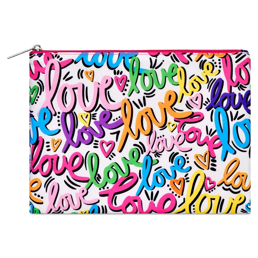 Iscream Corey Paige Love Letters Cosmetic Bag Trio