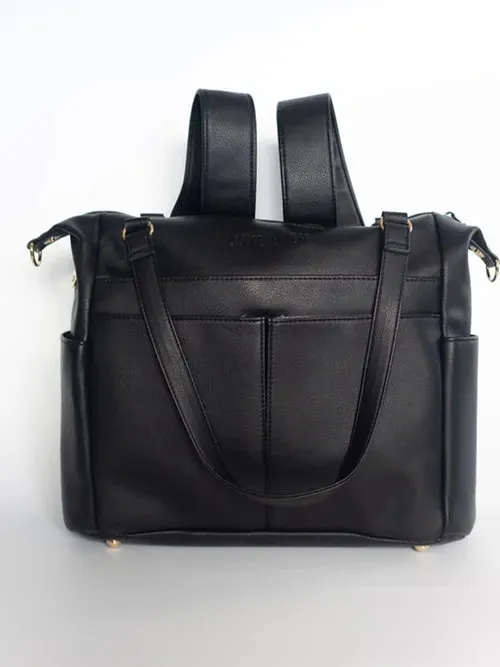 Ivy Convertible Nappy Bag - Black