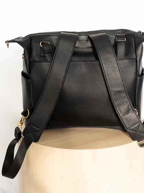 Ivy Convertible Nappy Bag - Black