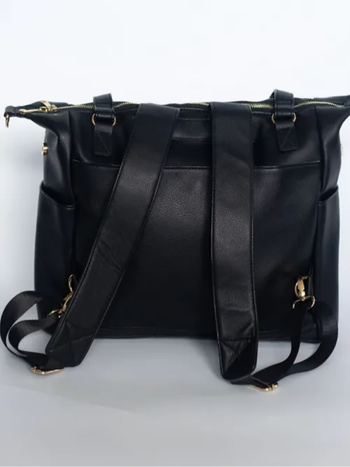 Ivy Convertible Nappy Bag - Black