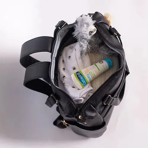 Ivy Convertible Nappy Bag - Black