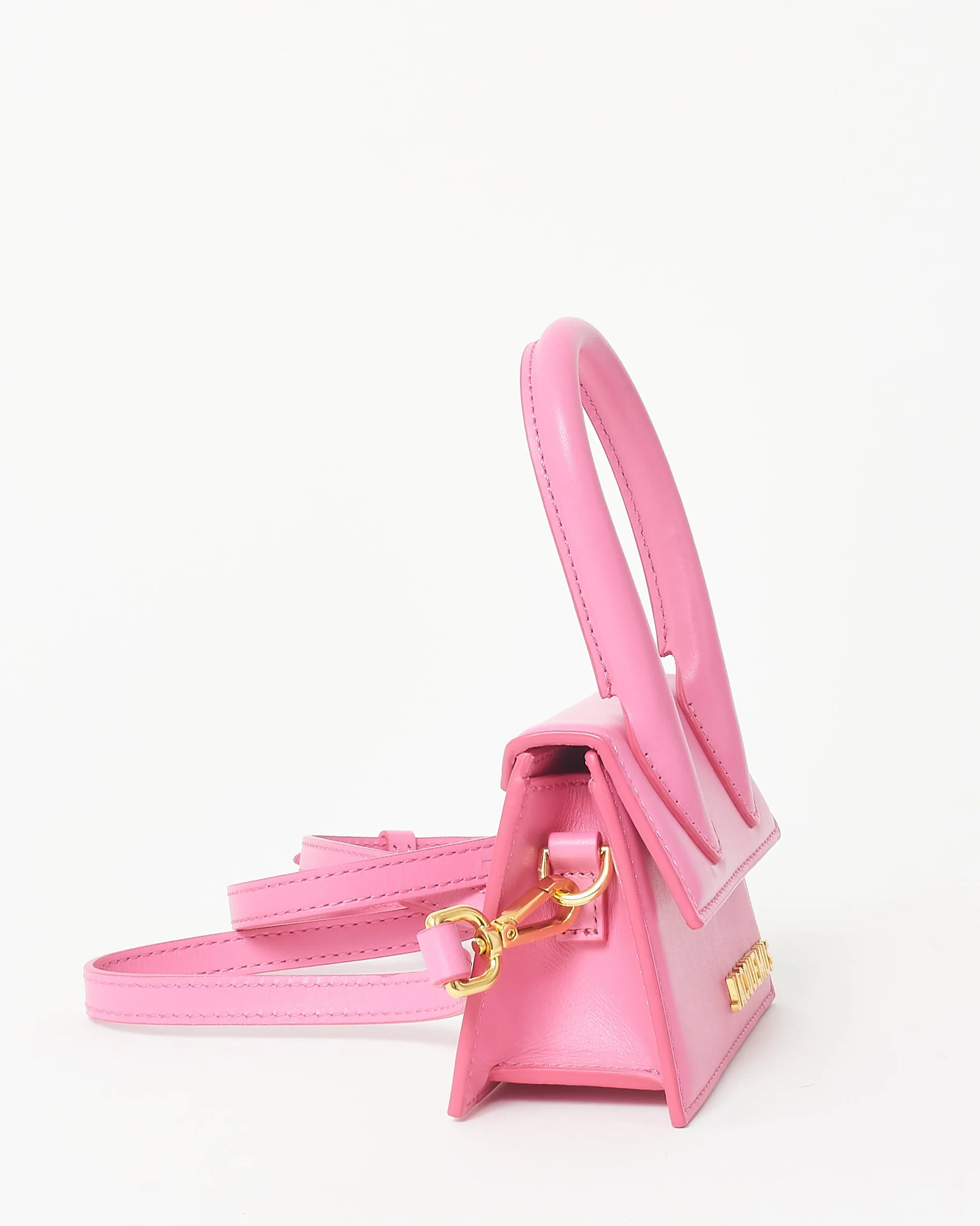 Jacquemus Pink Leather Mini Chiquito Bag