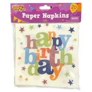 Jaunty Party Ware Time To Party Paper Napkins 2ply