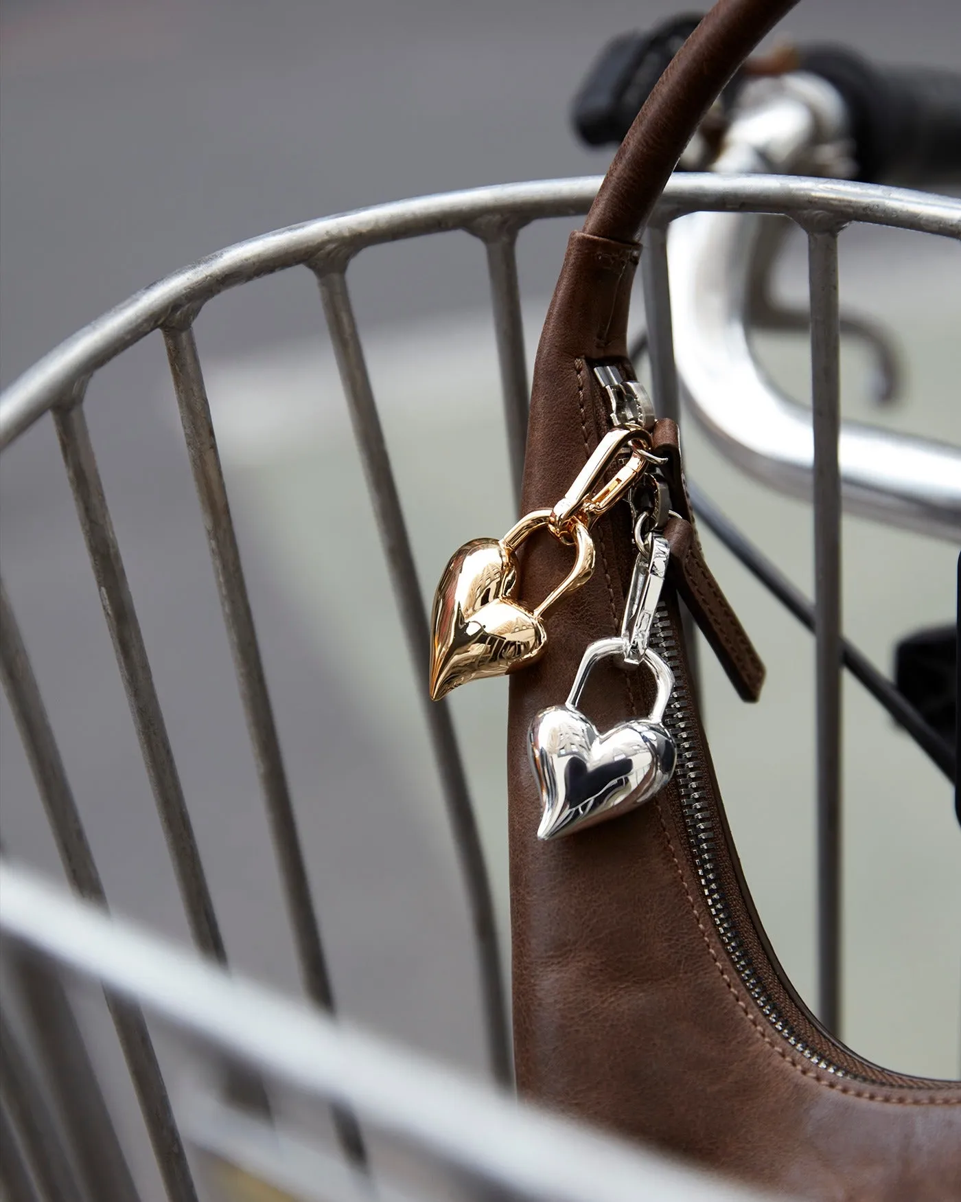 Jenny Bird Padlock Heart Charm (More Colors)