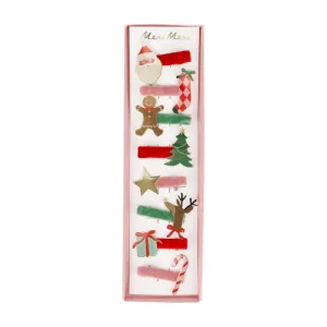 Jolly Christmas Hair Clips