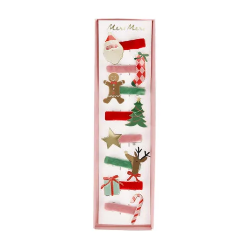 Jolly Christmas Hair Clips