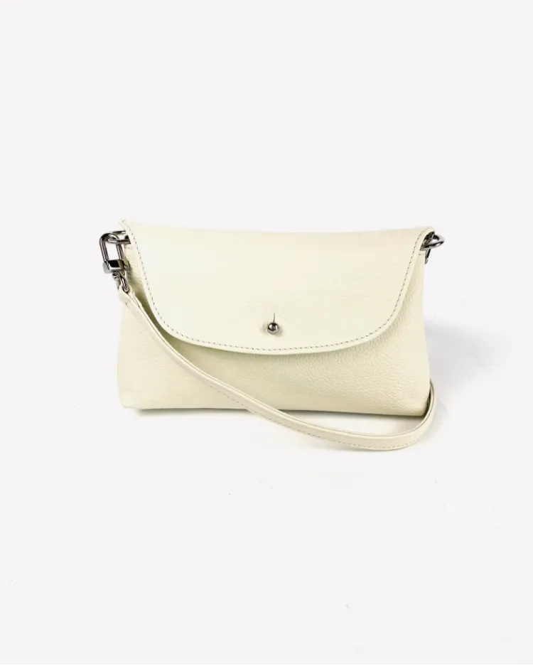 Kaanapali Crossbody | Milk Pebble Grain   Honey Suede Aniline   Dusk Aniline