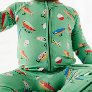 Kiki   Lulu The Reel Deal Fishing Convertible Romper Baby Footie