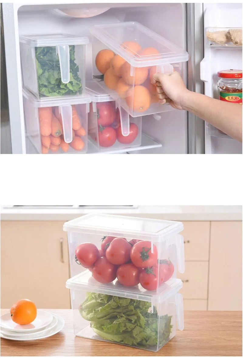 Kitchen Transparent Storage Box