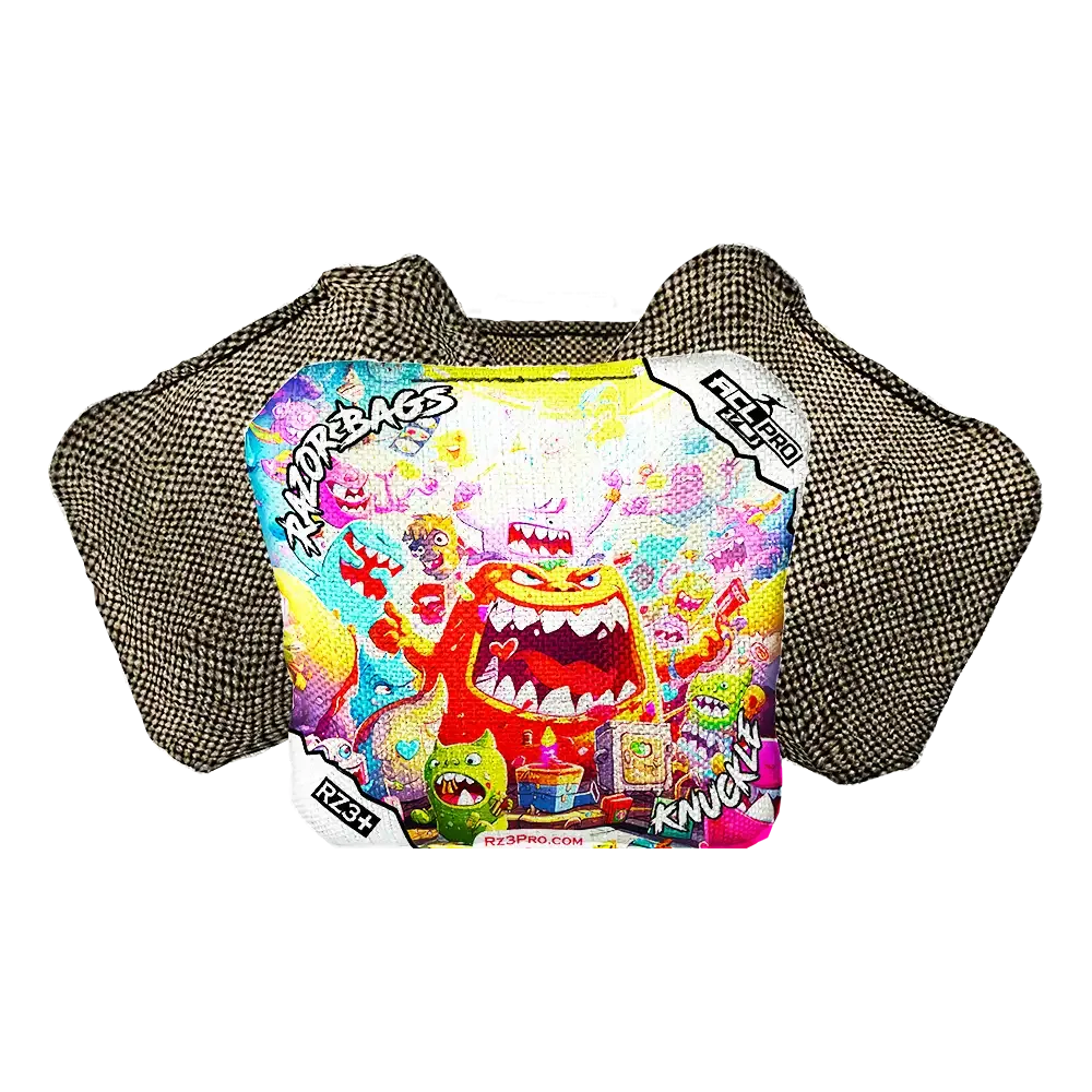 Knuckle | Monster Party | ACL PRO Razor Cornhole Bags