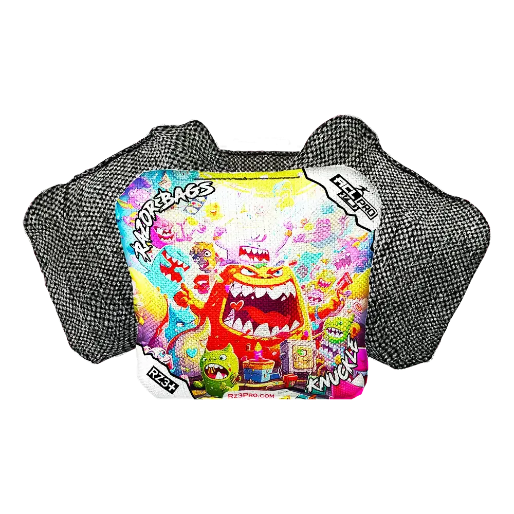 Knuckle | Monster Party | ACL PRO Razor Cornhole Bags