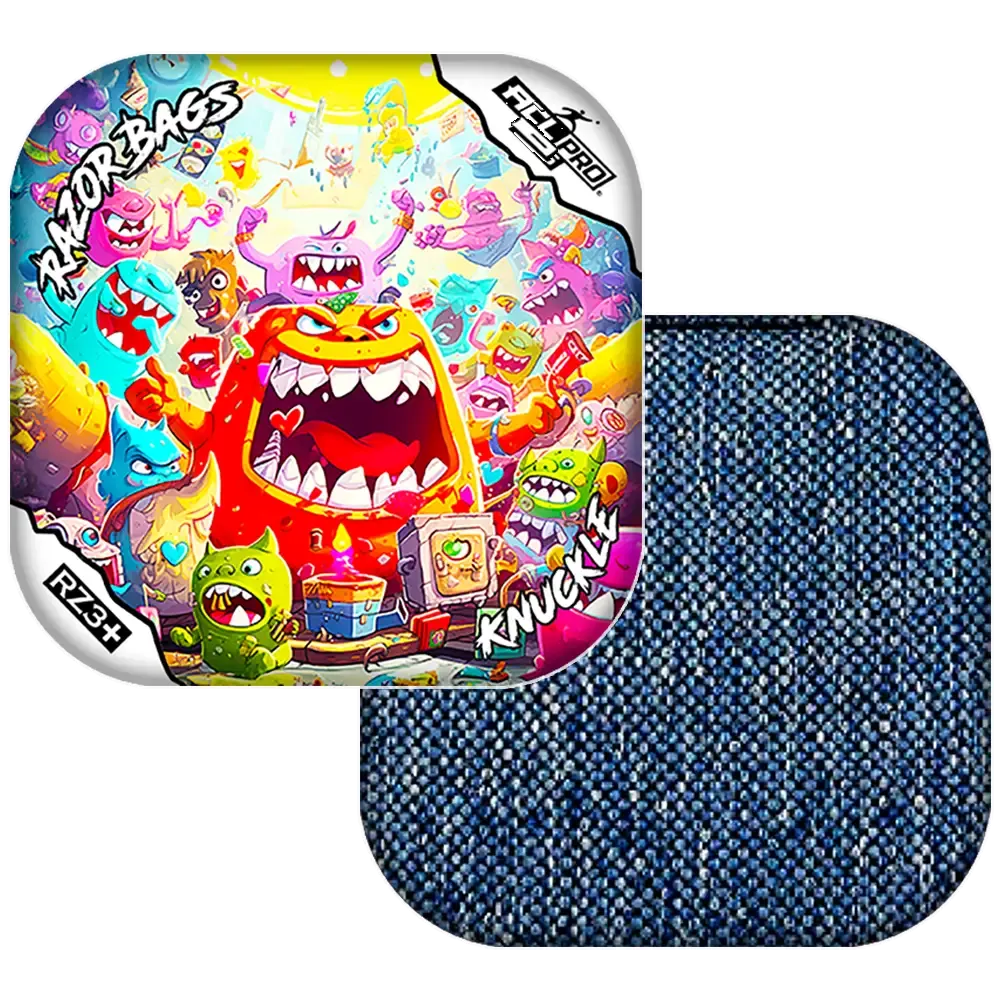 Knuckle | Monster Party | ACL PRO Razor Cornhole Bags
