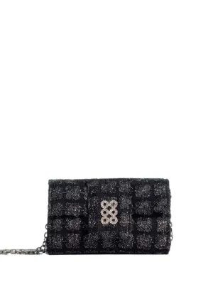 Kooreloo Amalfi Clutch in Black/Silver