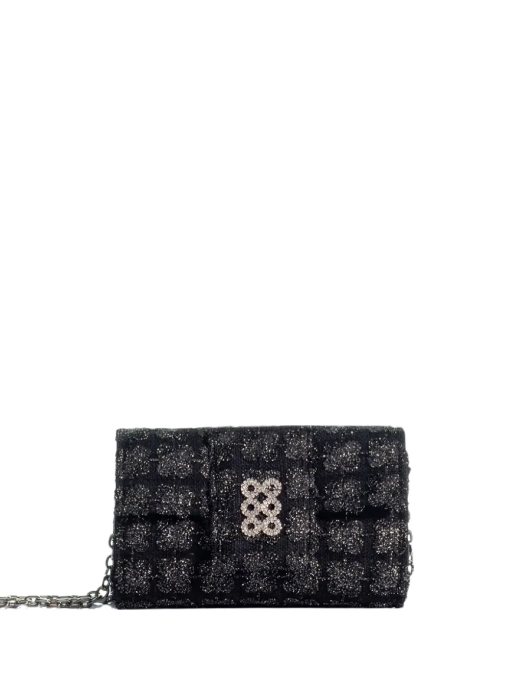 Kooreloo Amalfi Clutch in Black/Silver