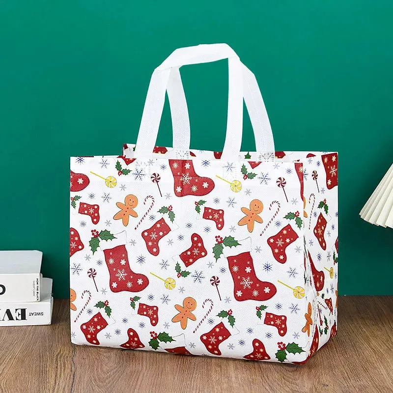 Kraft Christmas Gift Bags for Festive Packaging