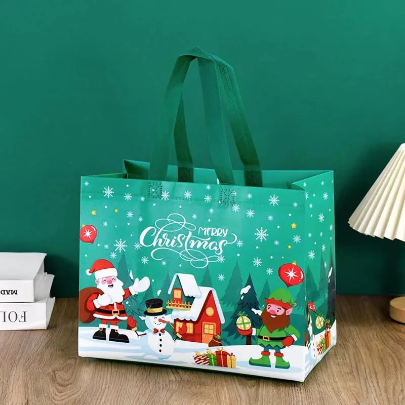 Kraft Christmas Gift Bags for Festive Packaging