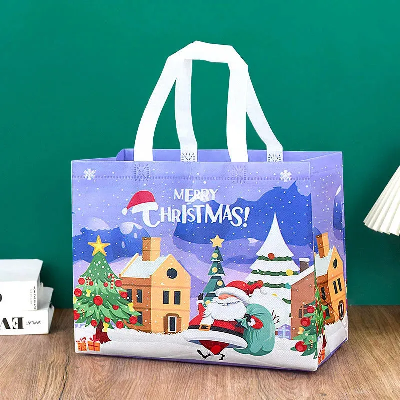 Kraft Christmas Gift Bags for Festive Packaging