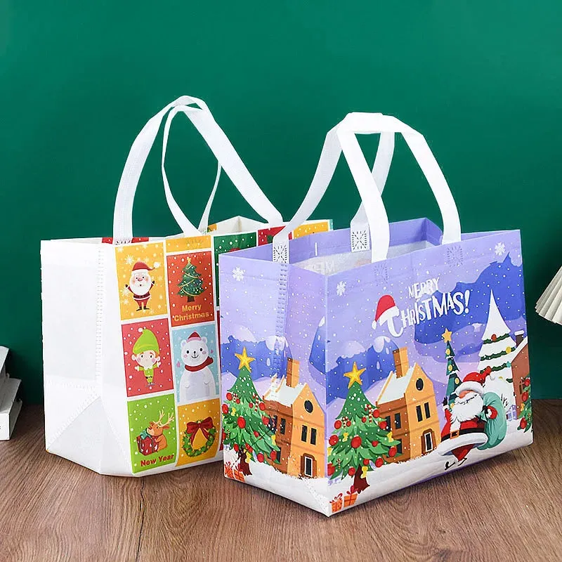 Kraft Christmas Gift Bags for Festive Packaging