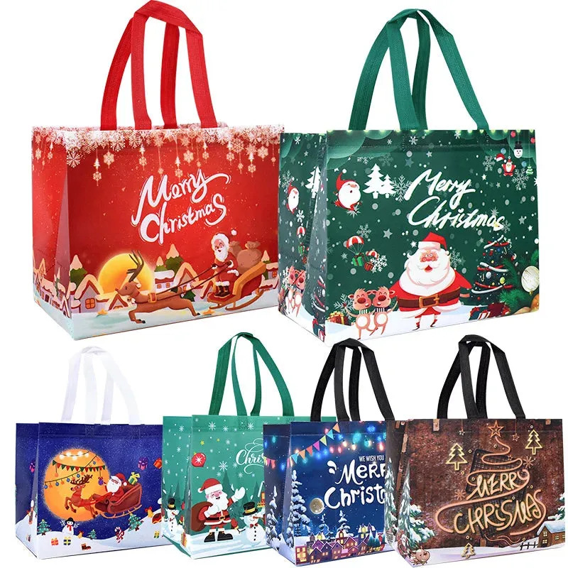Kraft Christmas Gift Bags for Festive Packaging
