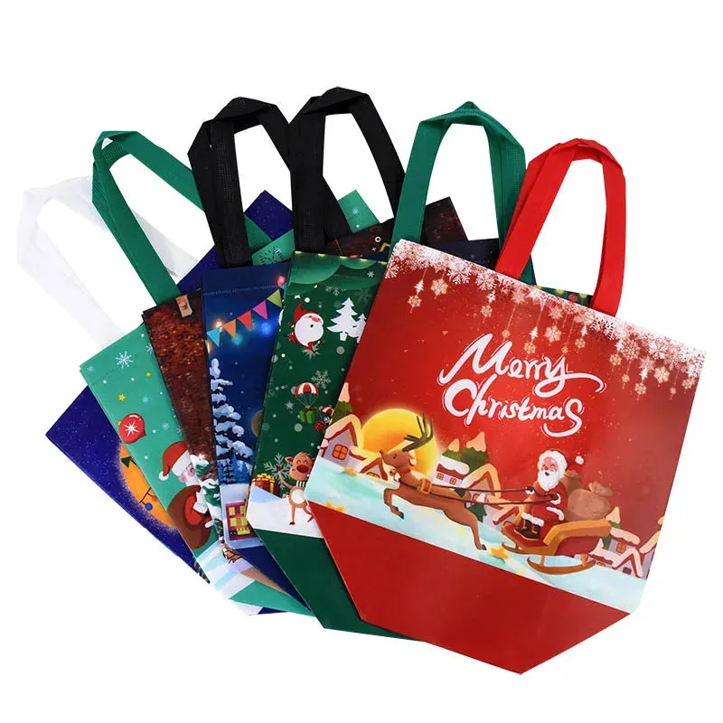Kraft Christmas Gift Bags for Festive Packaging