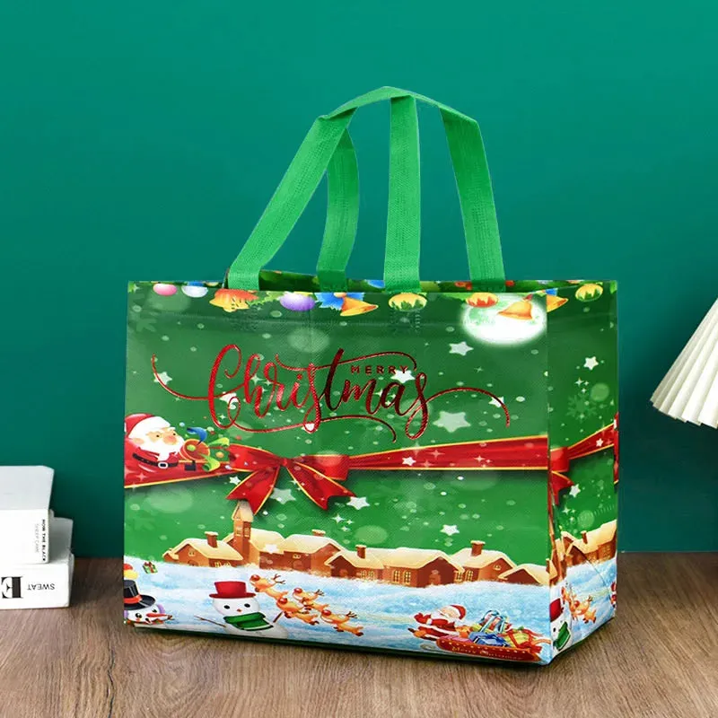 Kraft Christmas Gift Bags for Festive Packaging