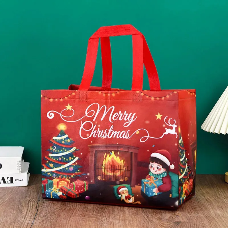 Kraft Christmas Gift Bags for Festive Packaging