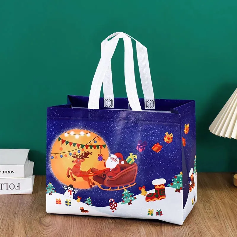 Kraft Christmas Gift Bags for Festive Packaging