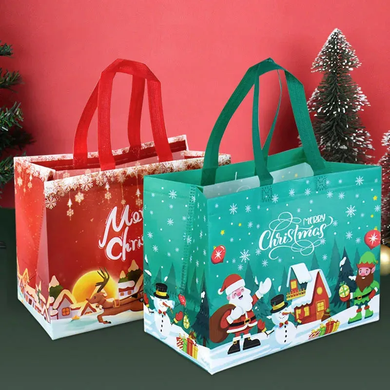 Kraft Christmas Gift Bags for Festive Packaging