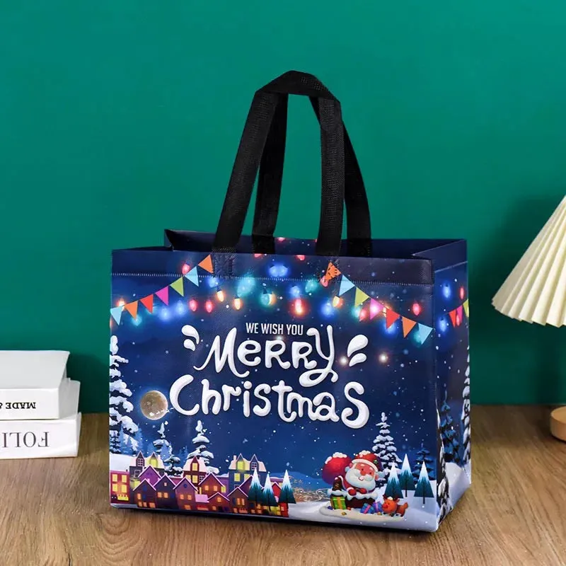 Kraft Christmas Gift Bags for Festive Packaging