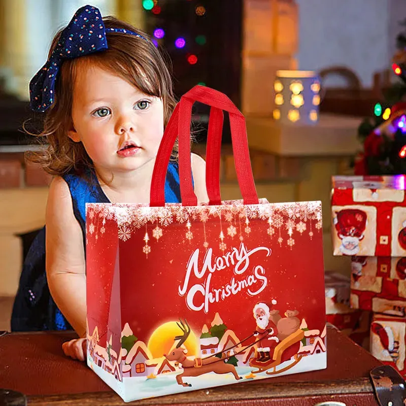 Kraft Christmas Gift Bags for Festive Packaging