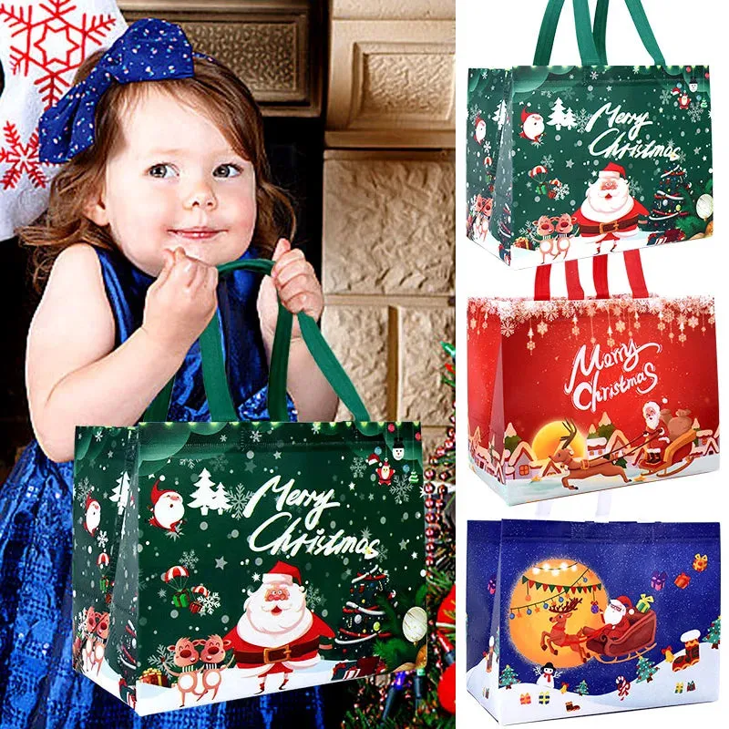 Kraft Christmas Gift Bags for Festive Packaging
