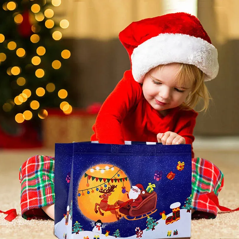 Kraft Christmas Gift Bags for Festive Packaging