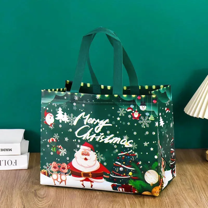 Kraft Christmas Gift Bags for Festive Packaging