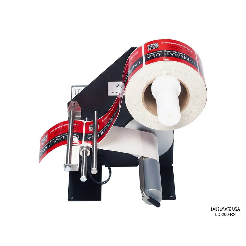 Labelmate Automatic Label Dispenser for transparent & opaque labels up to 6.5” wide LD-200-U