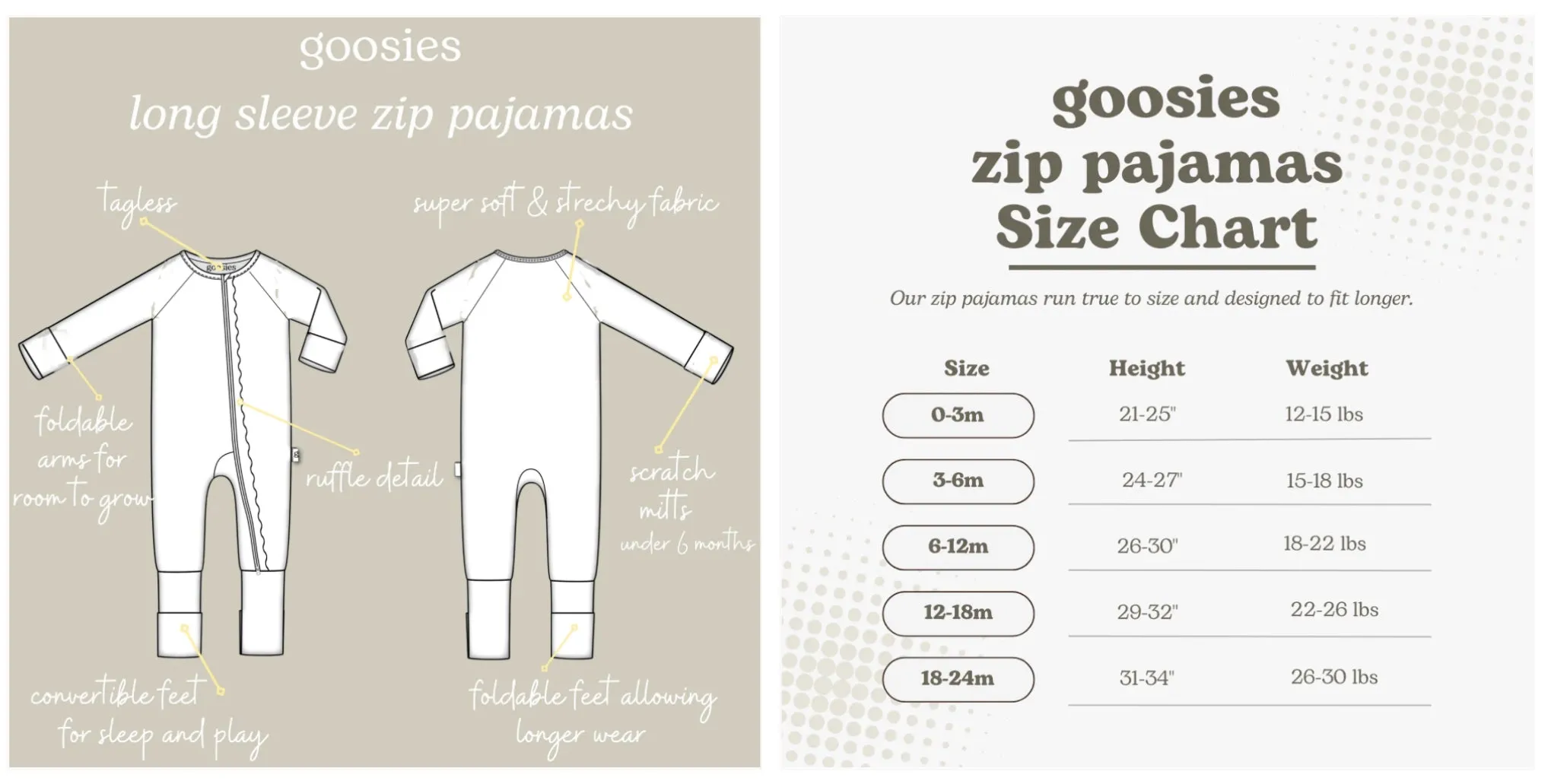 Labs Long Sleeve Zip PJ