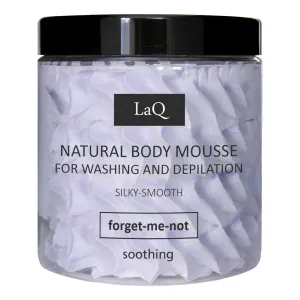LaQ Silky-Smooth body Mousse - washing & depilation - FORGET-ME-NOT 100g