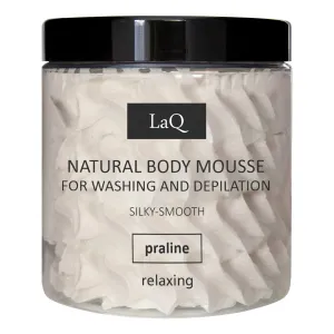 LaQ Silky-Smooth body mousse - washing & depilation - PRALINE 100g