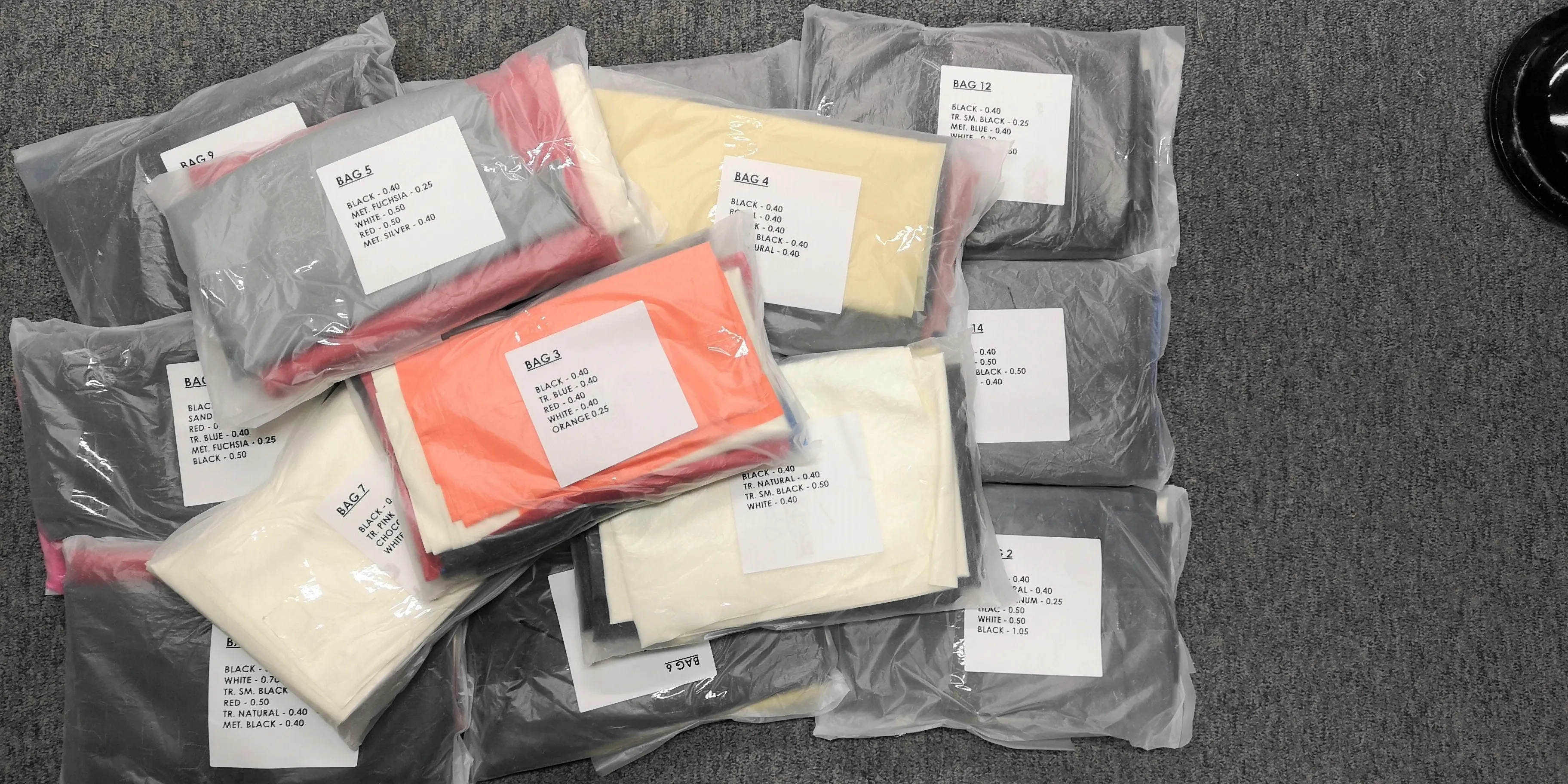 latex sheeting bag number 8 (1Kg)