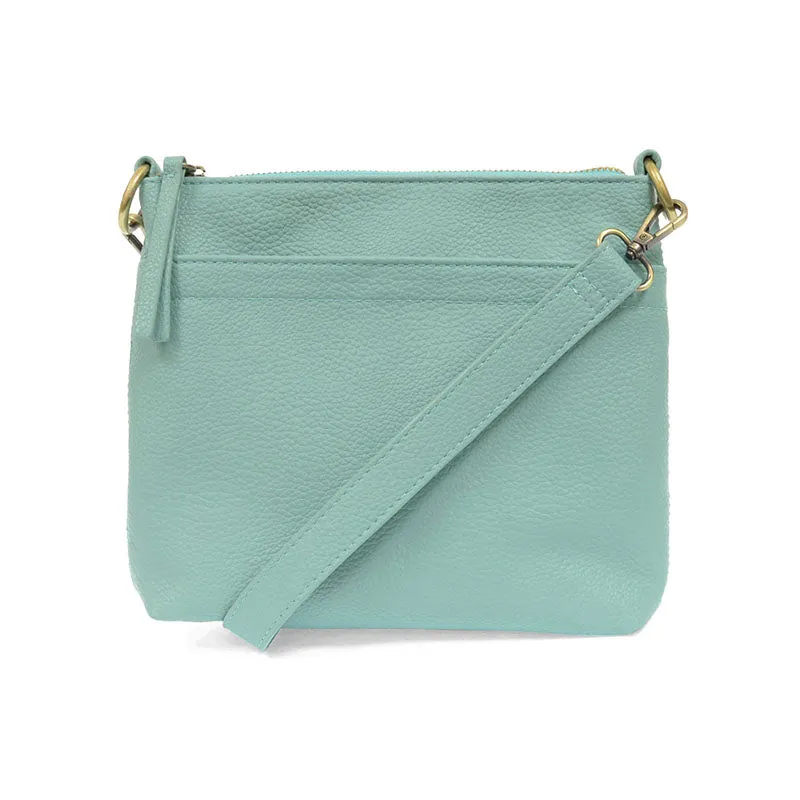 Layla Top Zip Crossbody Bag in Turquoise