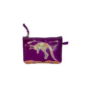 Leather Purse 11x7.5cm River Kangaroo