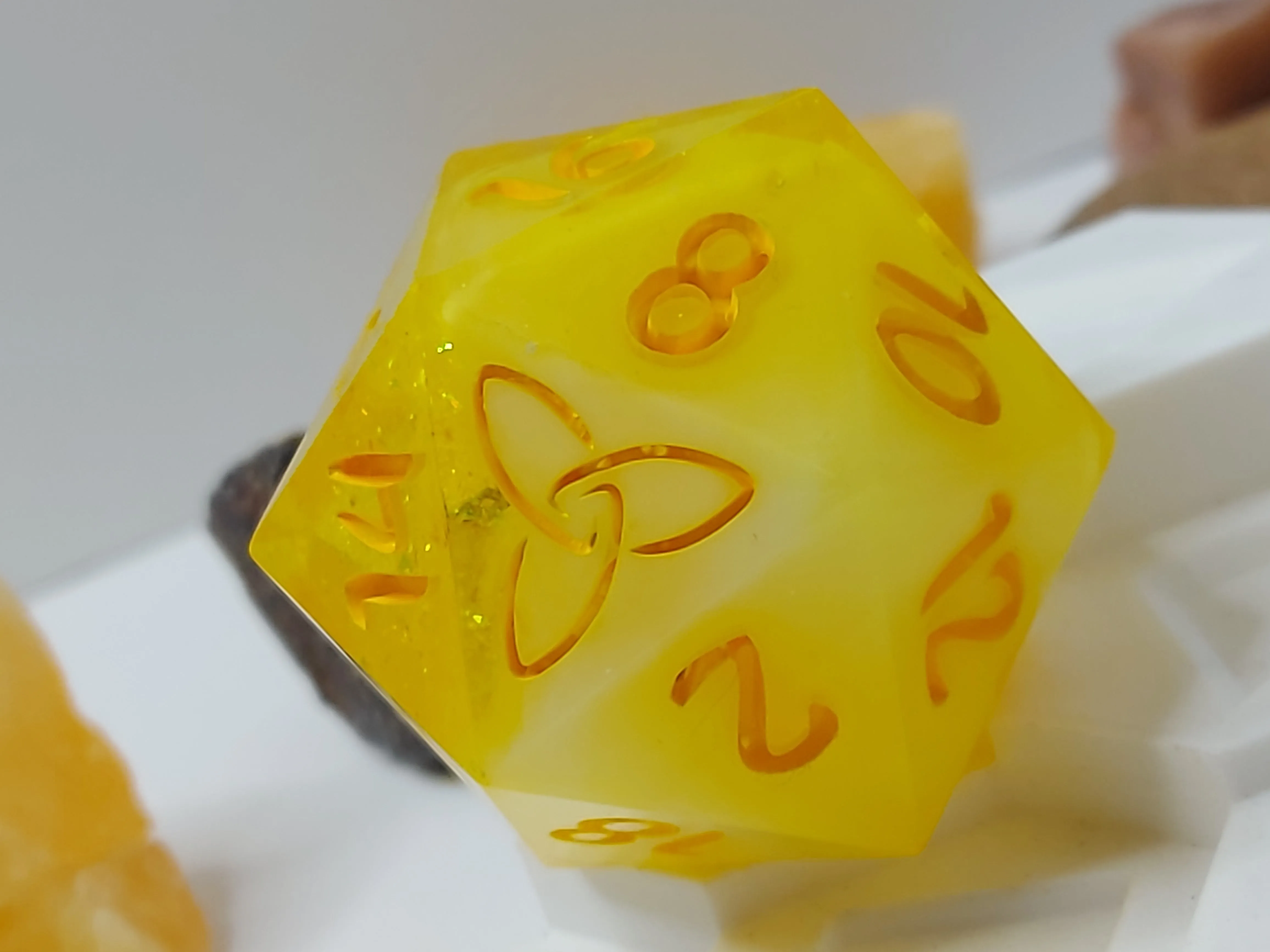 Lemon Sorbet Oversized d20