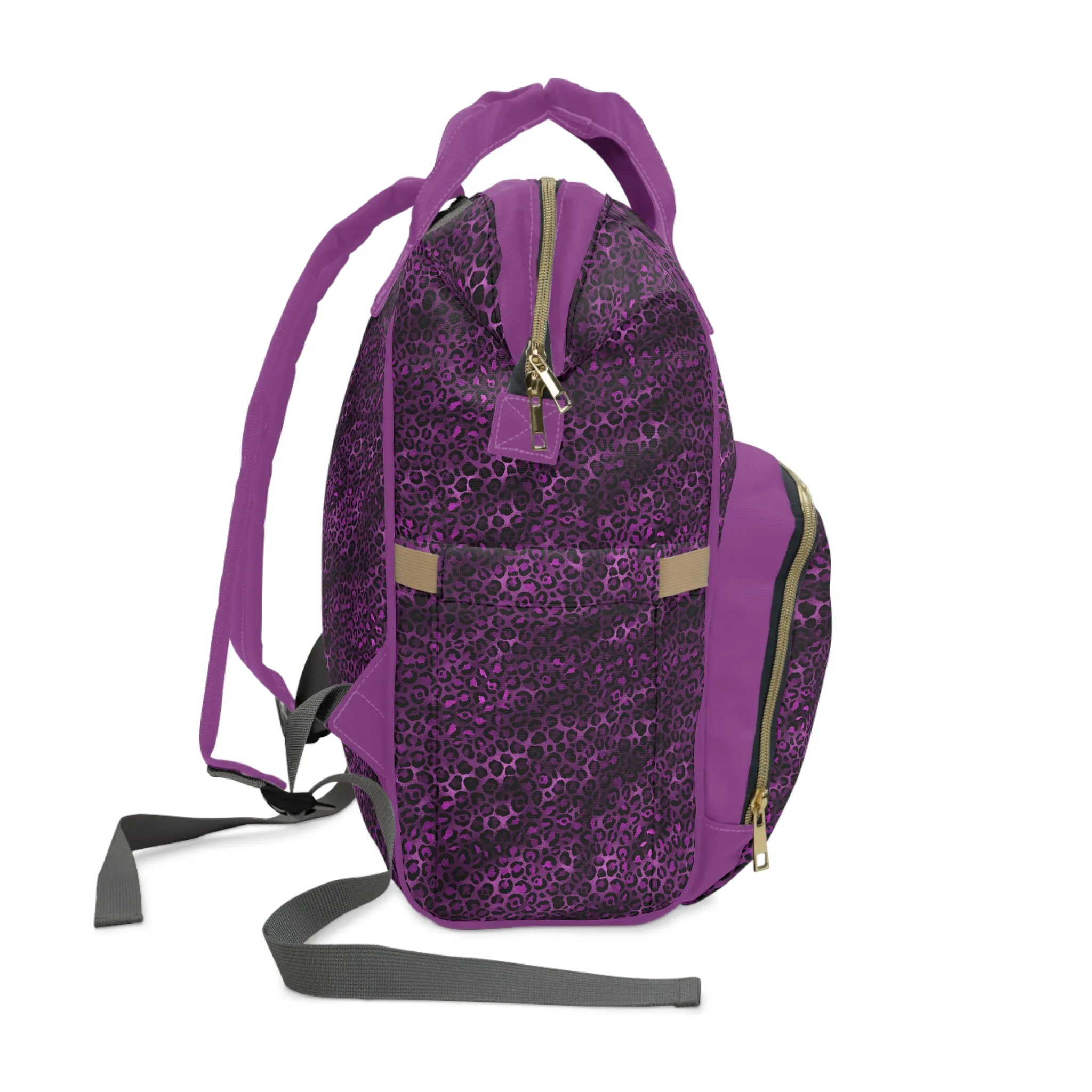 Leopard Print Diaper Backpack - Bold & Stylish Baby Bag with Trendy Leopard Patterns, Perfect for Adventurous Parents